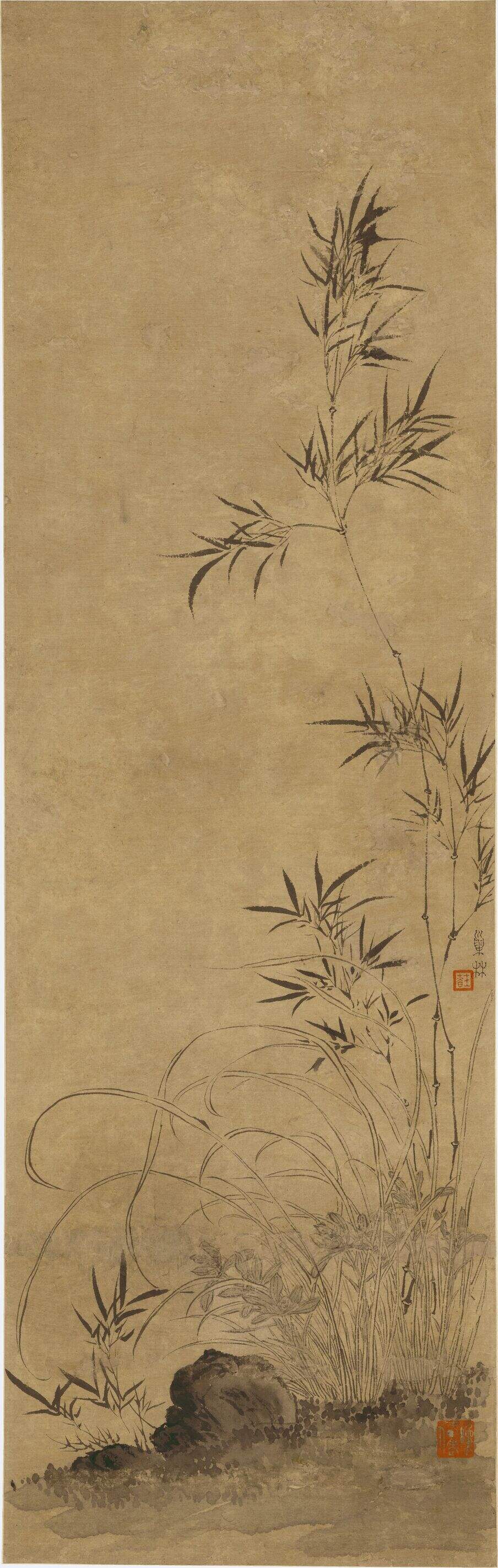 兰竹石图缩略图