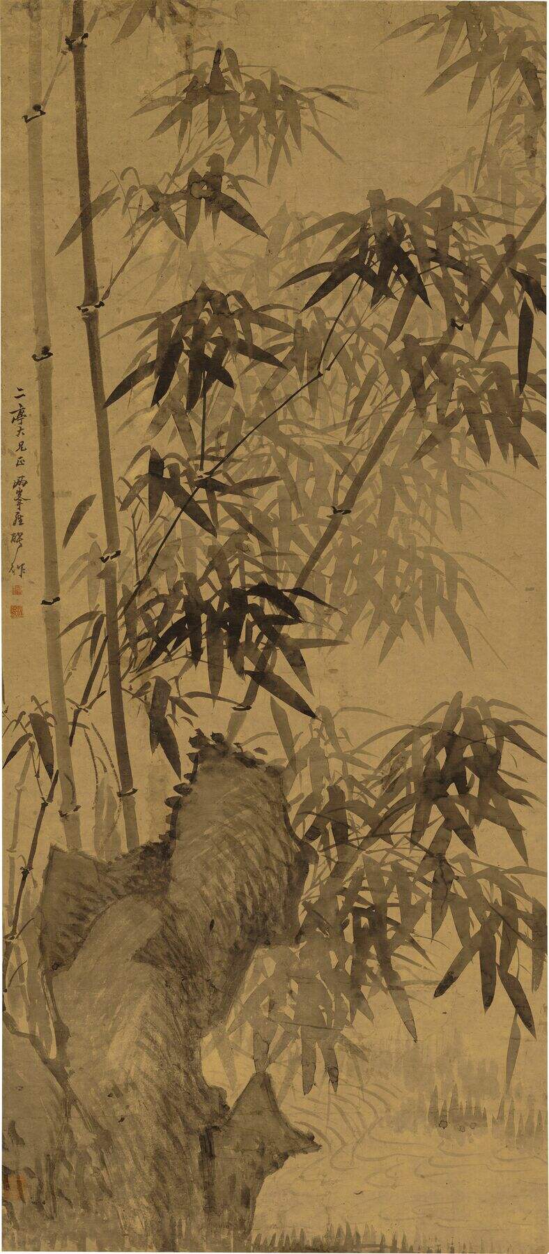 竹石图缩略图
