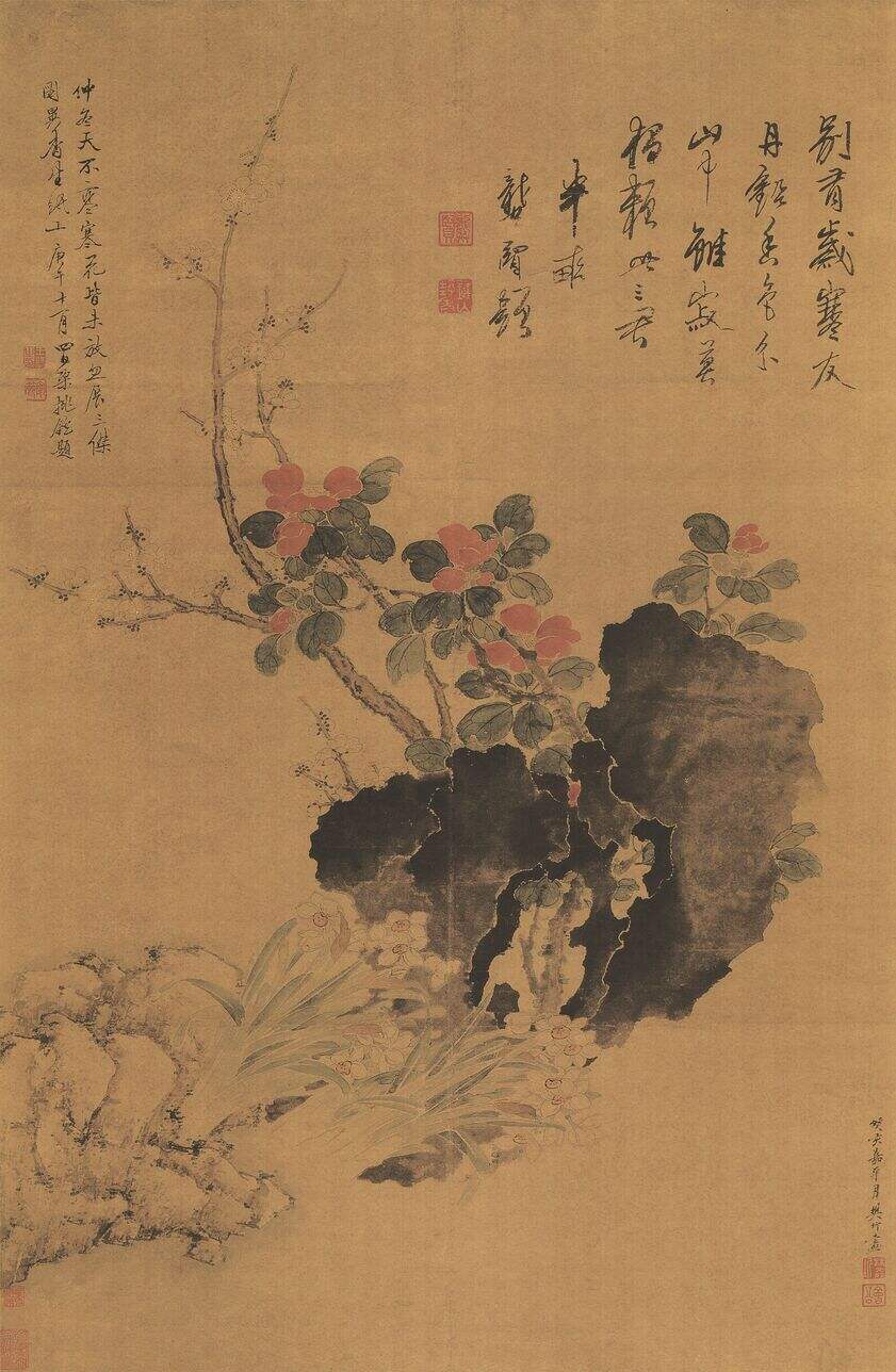 岁寒三友图轴缩略图