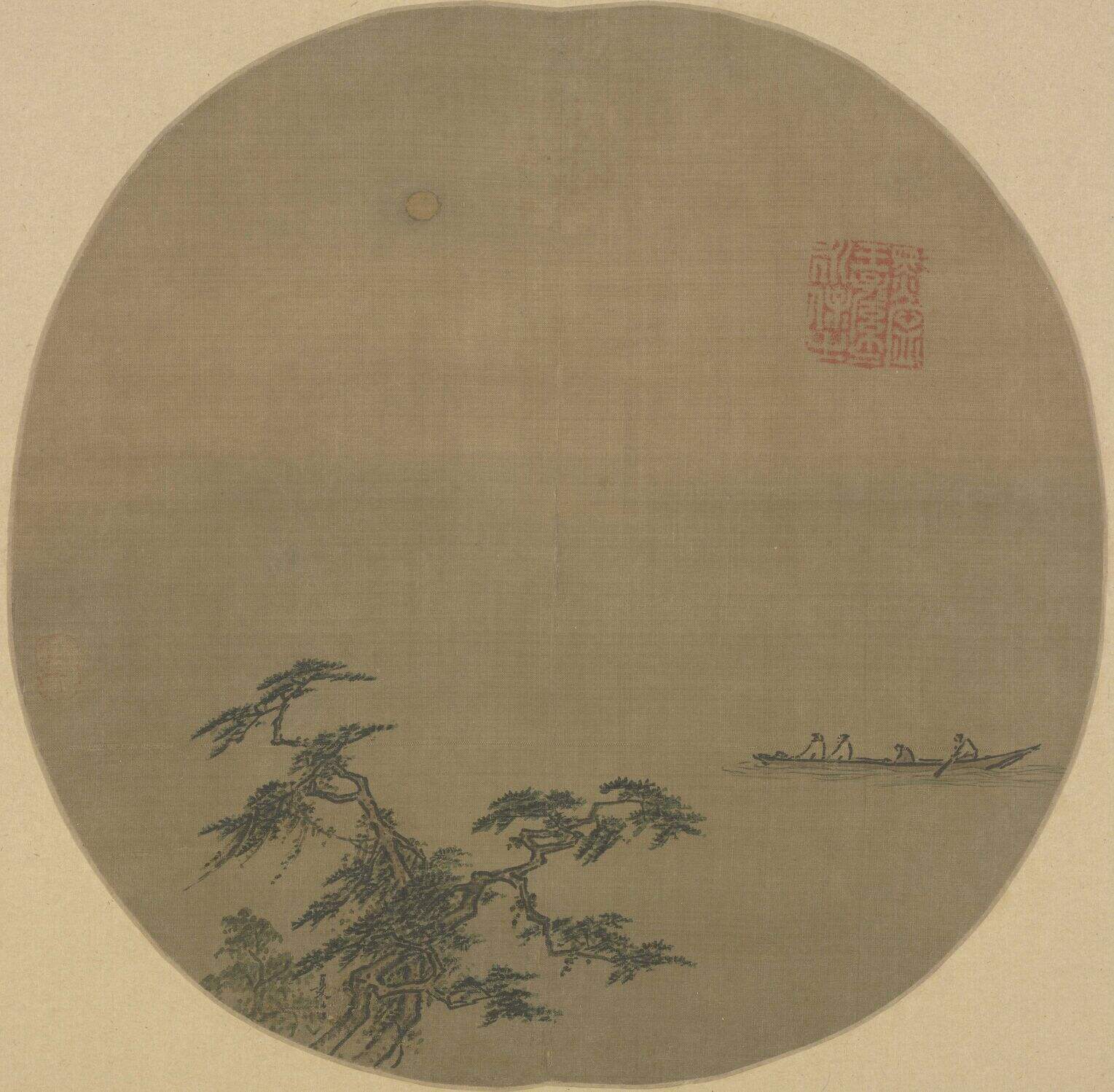 松溪泛月图缩略图