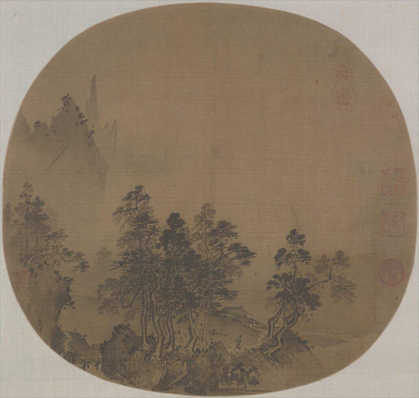 烟岫林居图缩略图