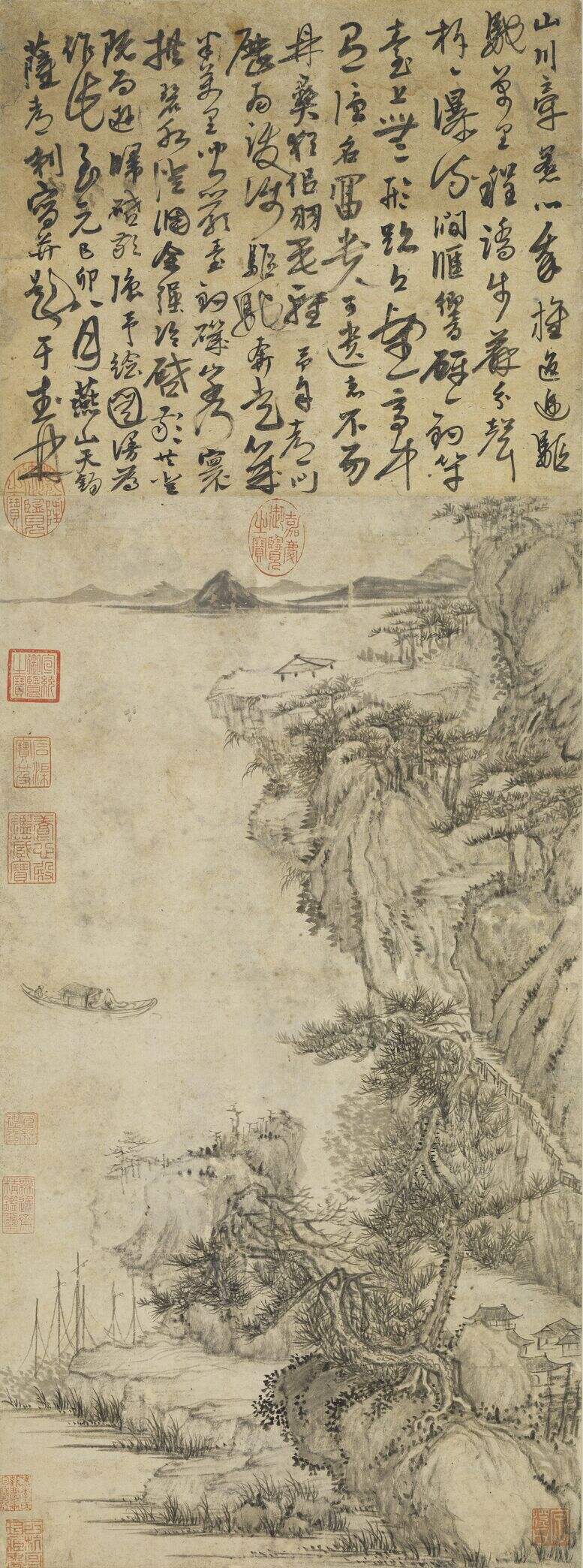 严陵钓台图缩略图
