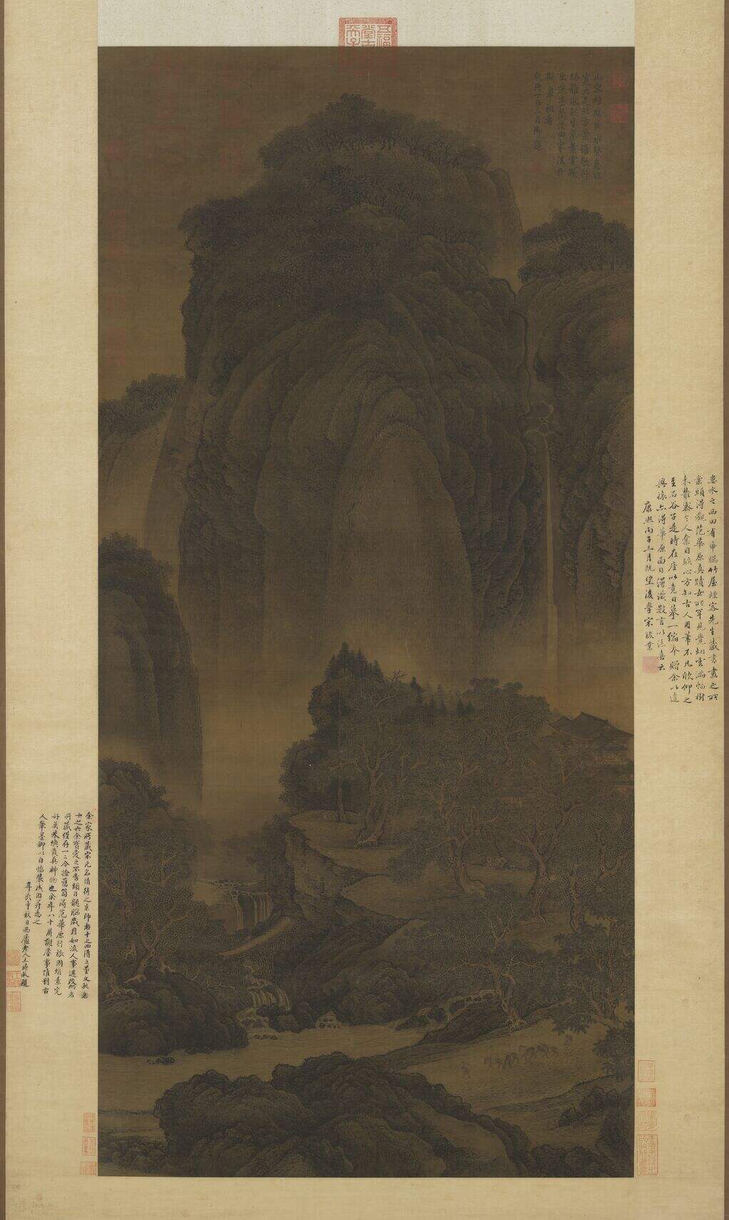 仿范宽溪山行旅图缩略图