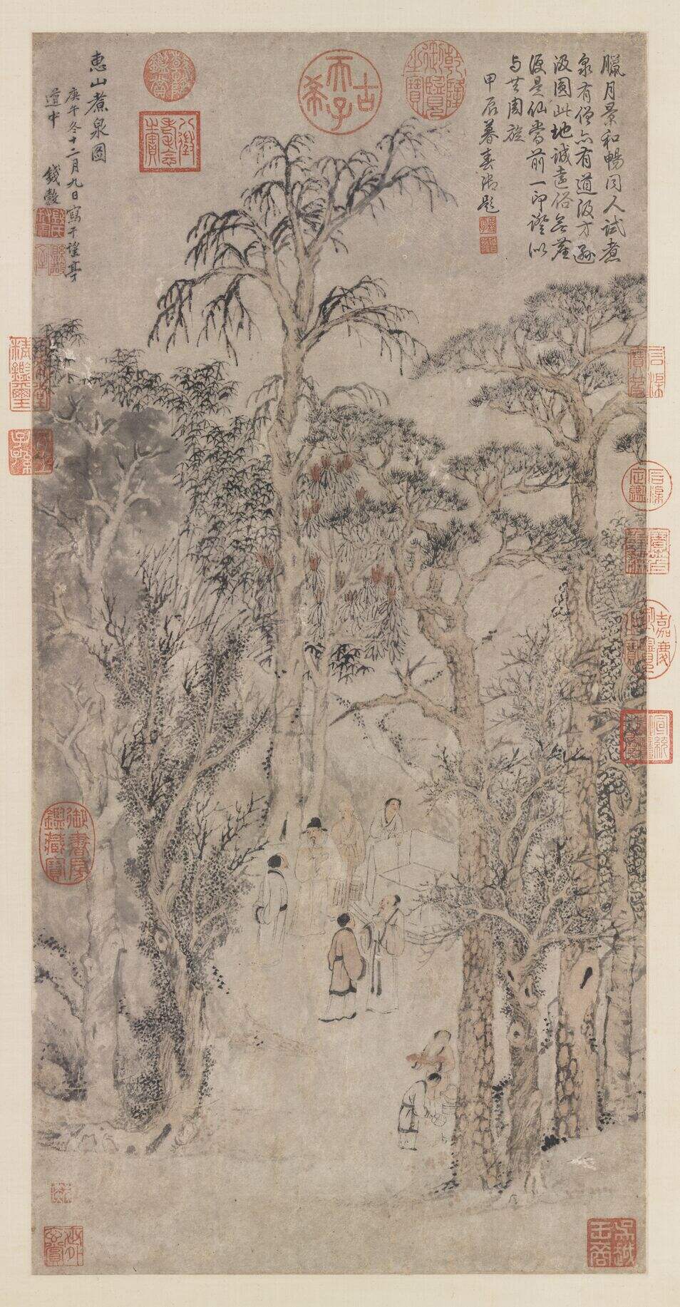惠山煮泉图缩略图