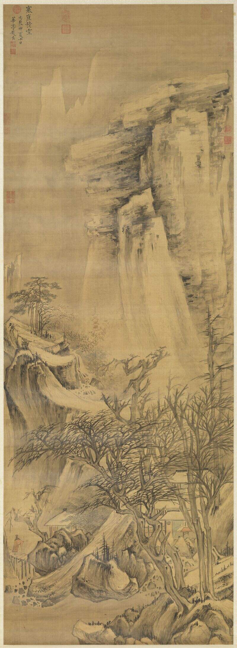 寒崖积雪图缩略图