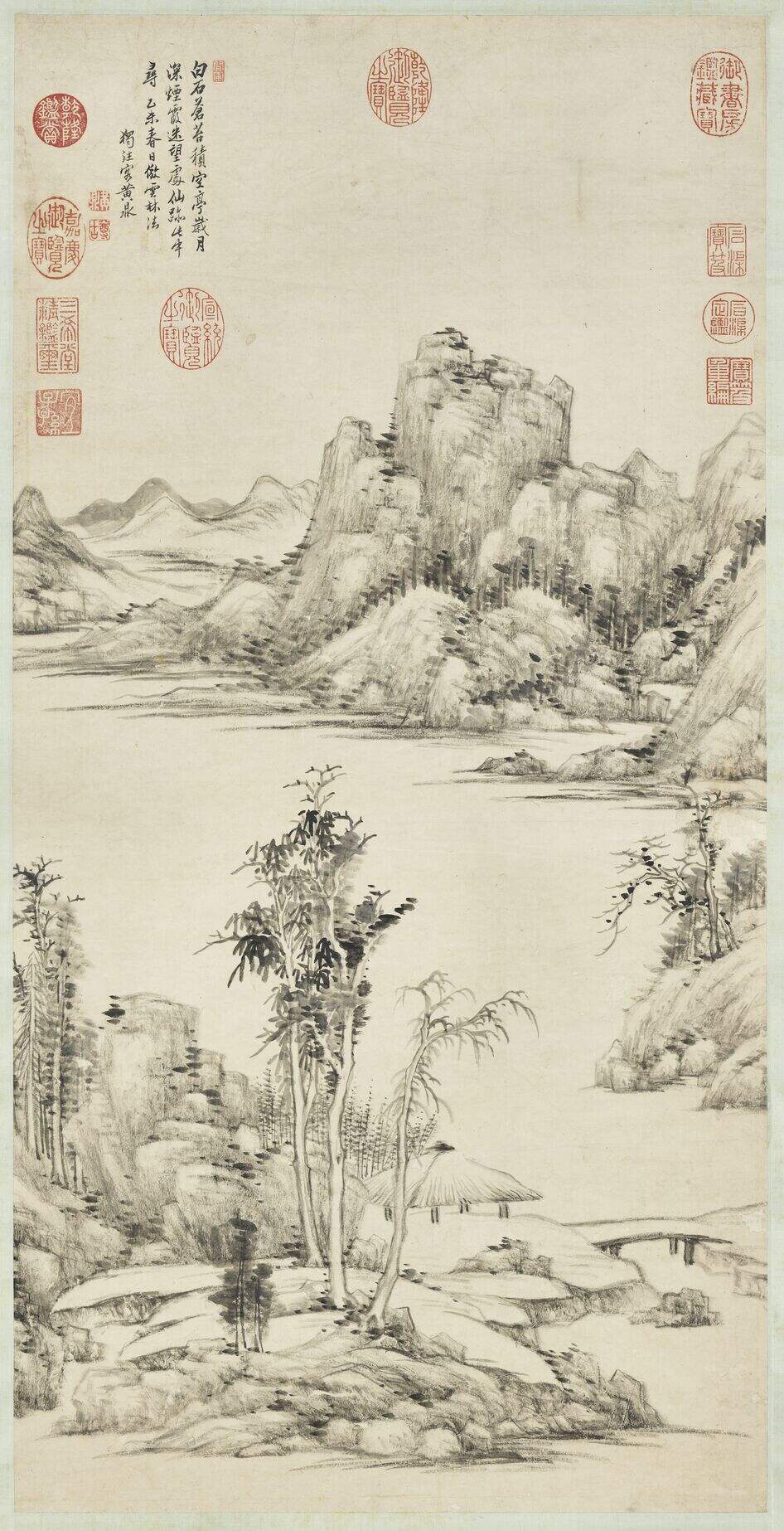 山水图（白石苍苔）缩略图