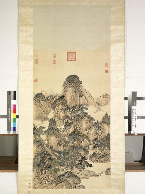 仿范宽山水图缩略图