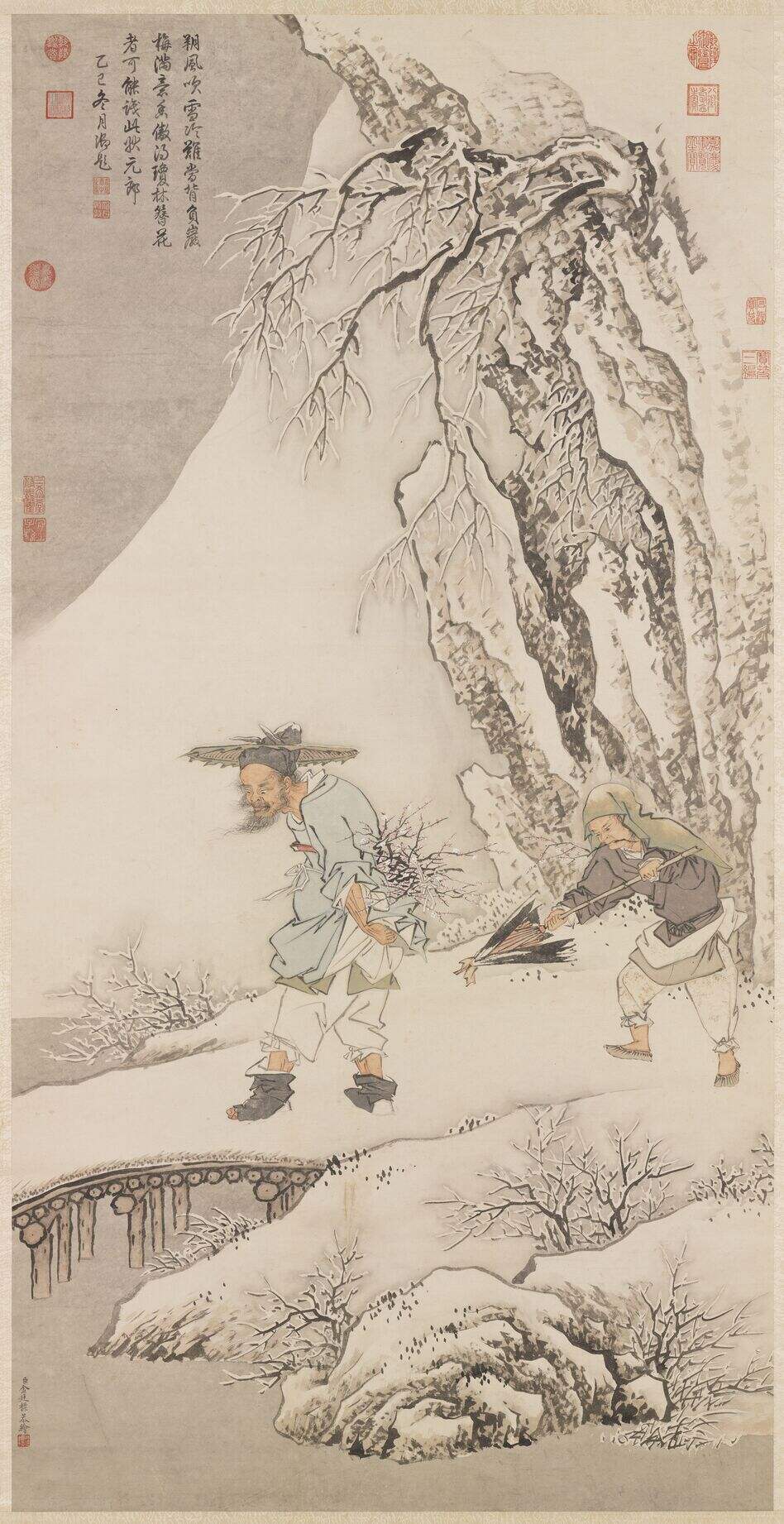 钟馗探梅图缩略图