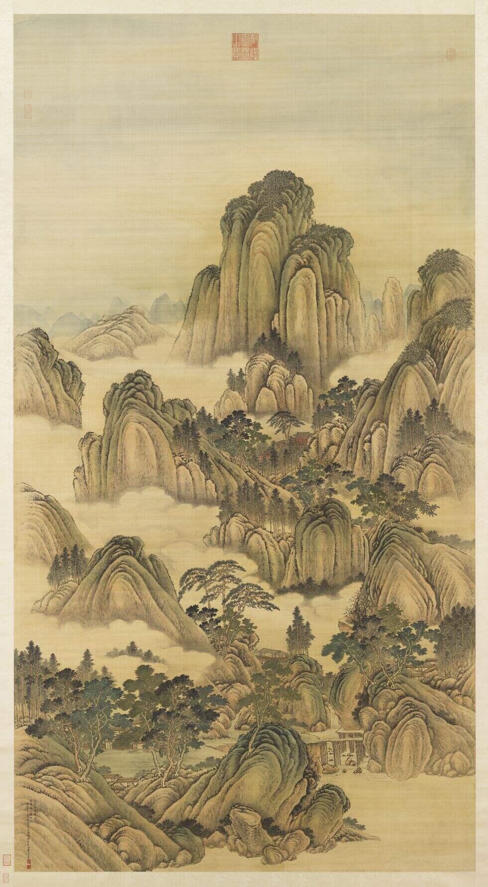 仿范宽山水图缩略图