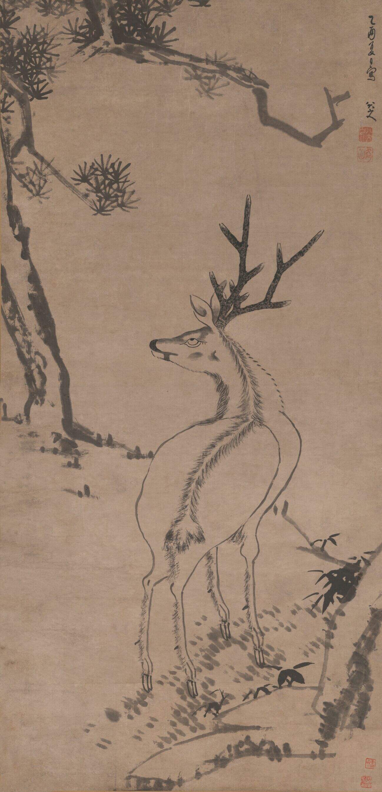 松鹿图缩略图