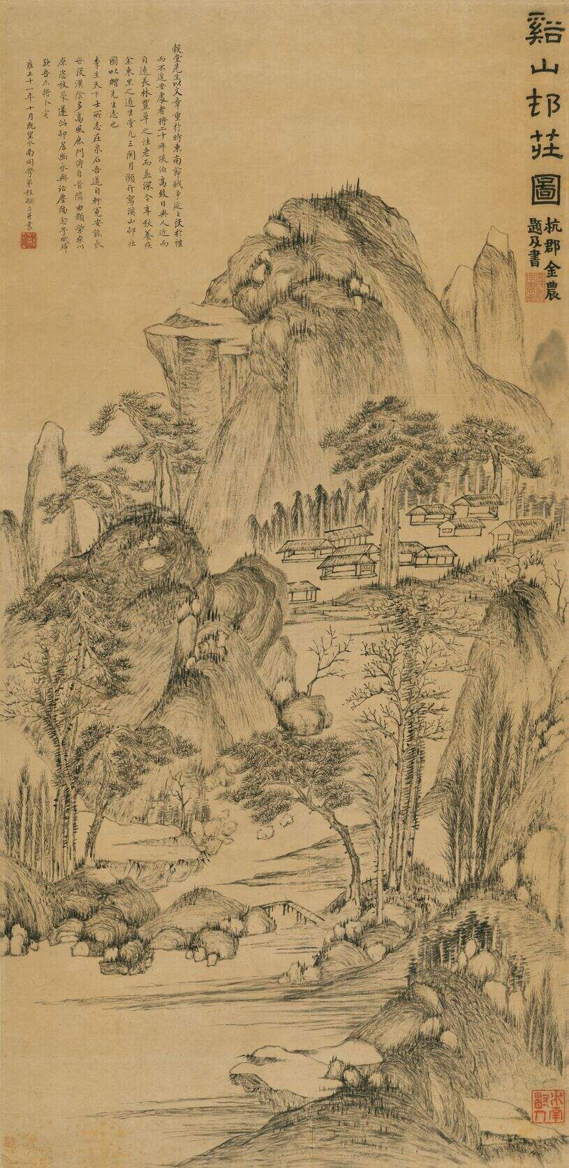 溪山村庄图缩略图