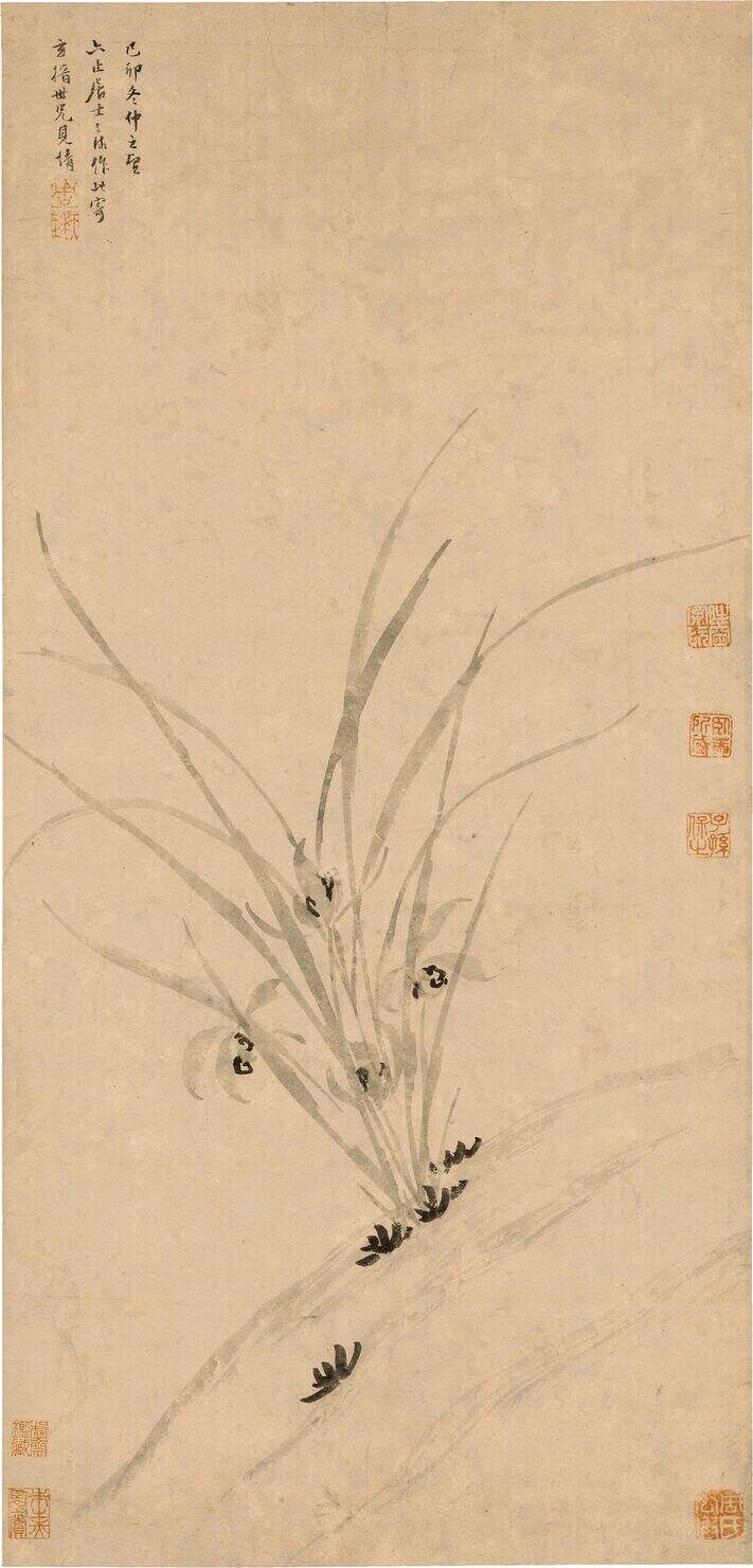 兰花图轴缩略图