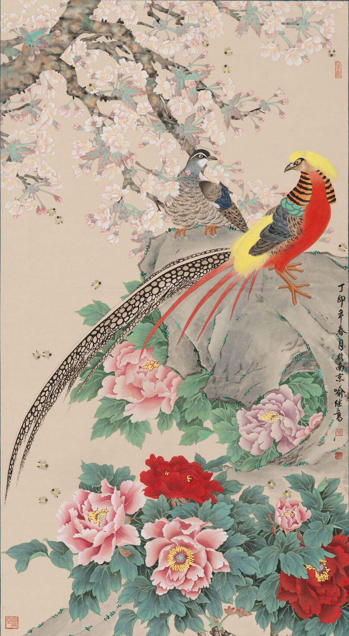 梨花锦鸡图轴缩略图