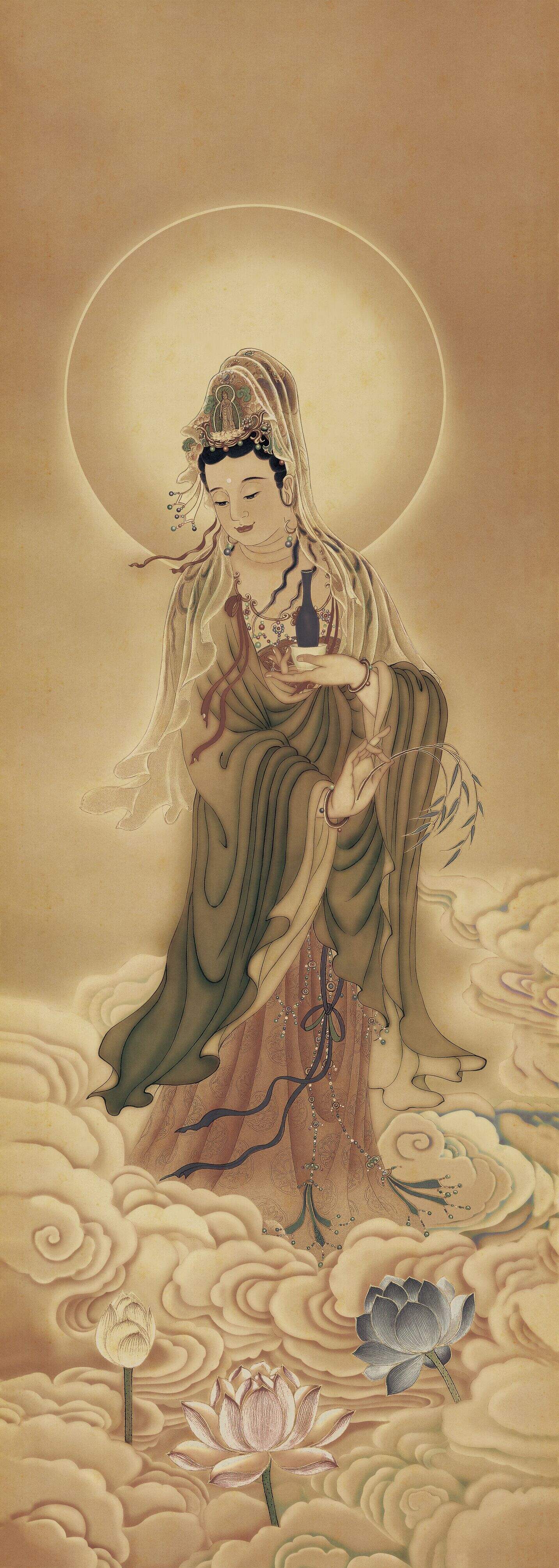 西方三圣 南无观世音菩萨缩略图