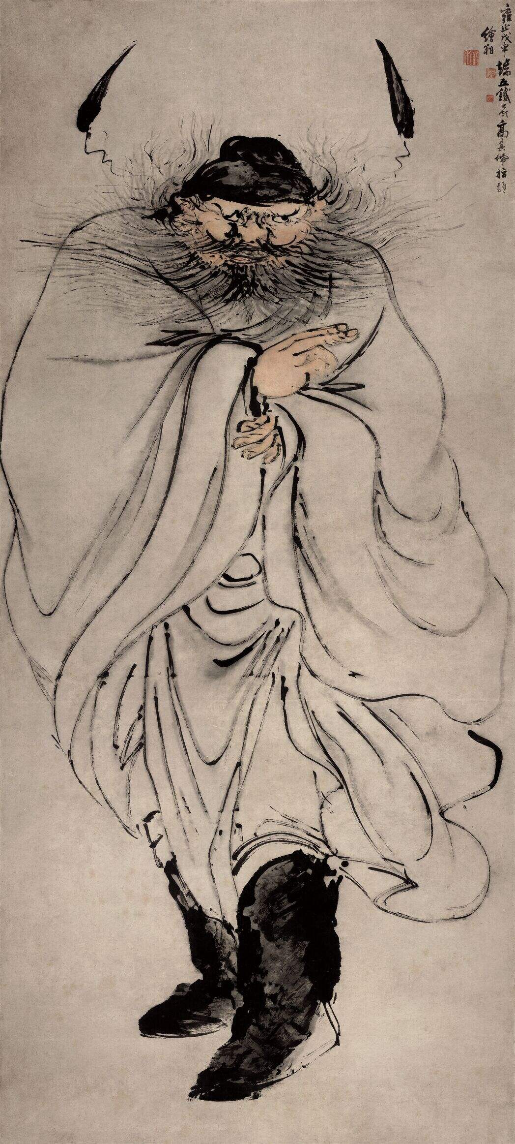 指画钟馗图缩略图