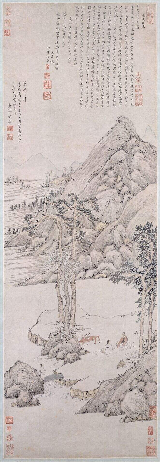 为项元汴作山水图缩略图