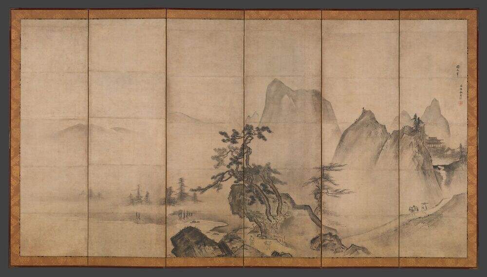 山水図屏風一缩略图