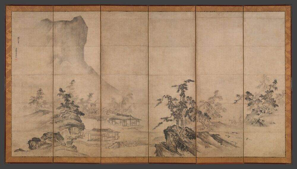 山水図屏風二缩略图