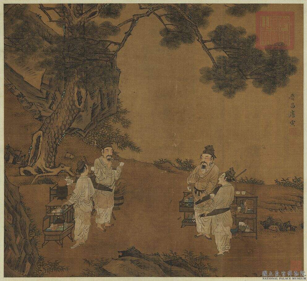 斗茶图缩略图