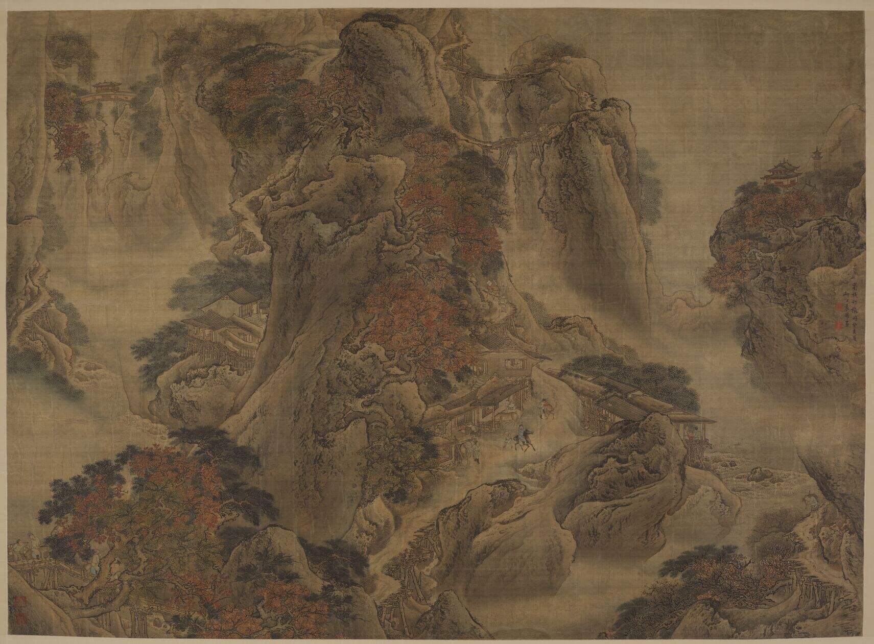 蜀栈行旅图缩略图