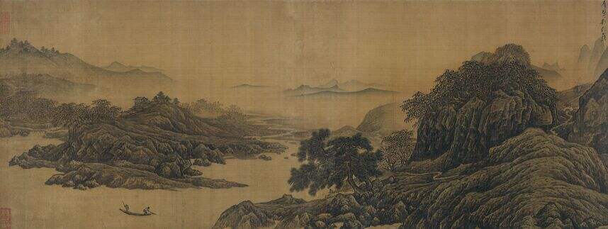 摹范宽溪山独钓图缩略图
