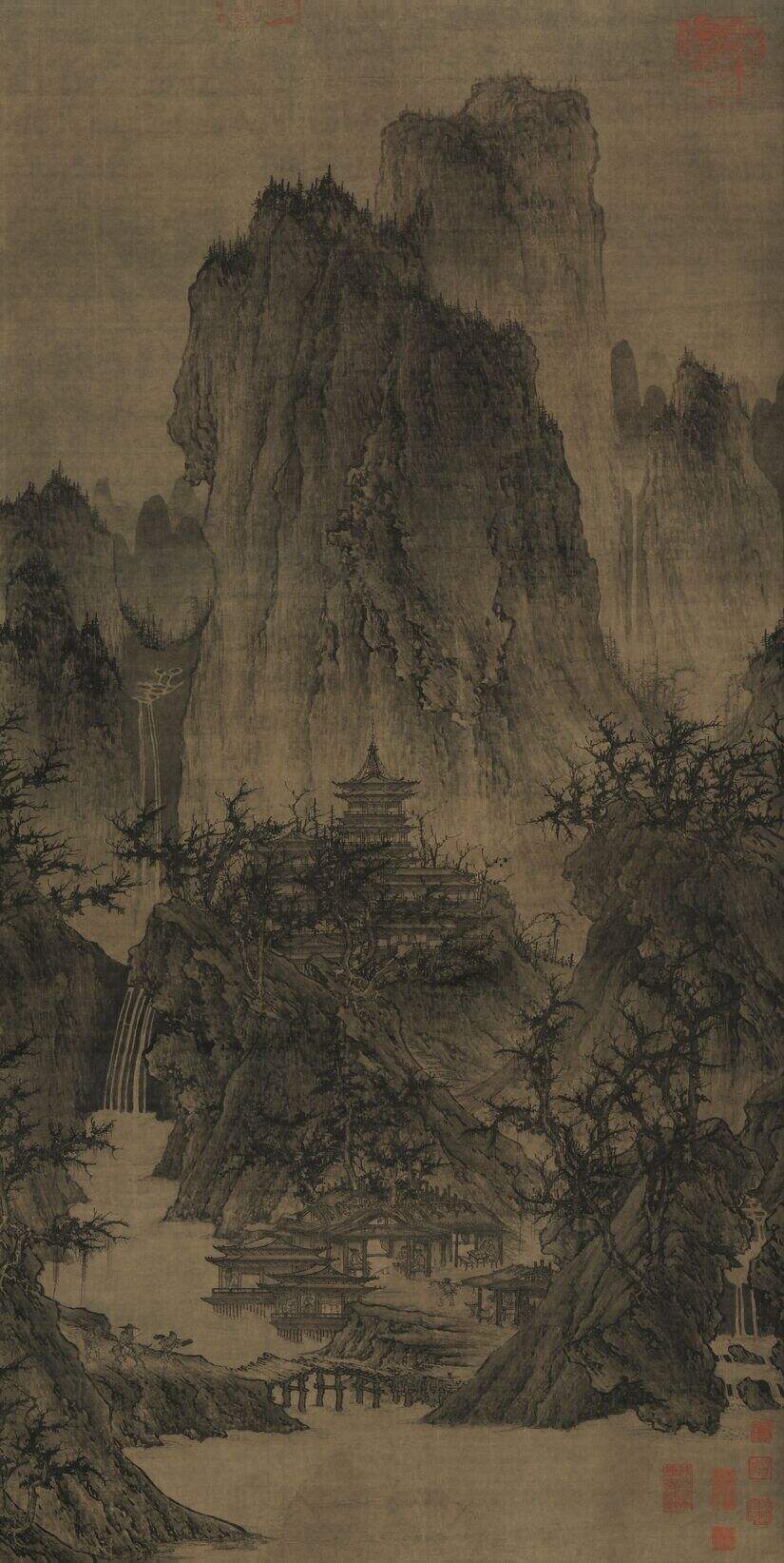 晴峦萧寺图缩略图