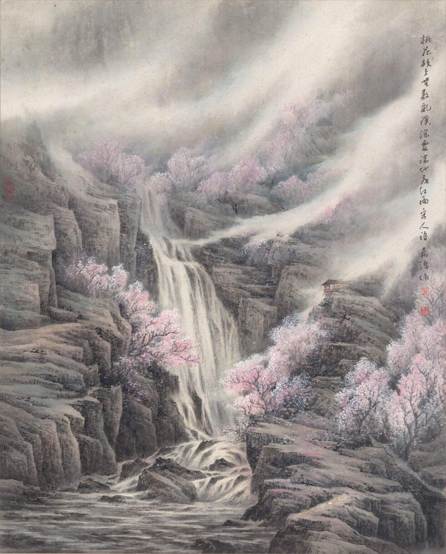 桃花枝上缩略图