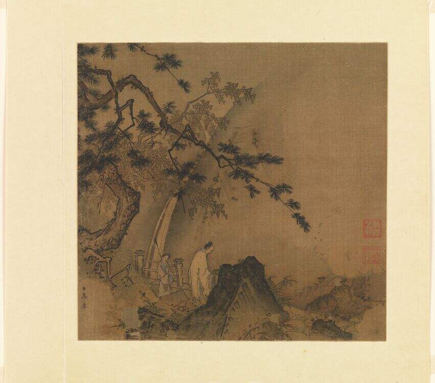 高士观瀑图缩略图