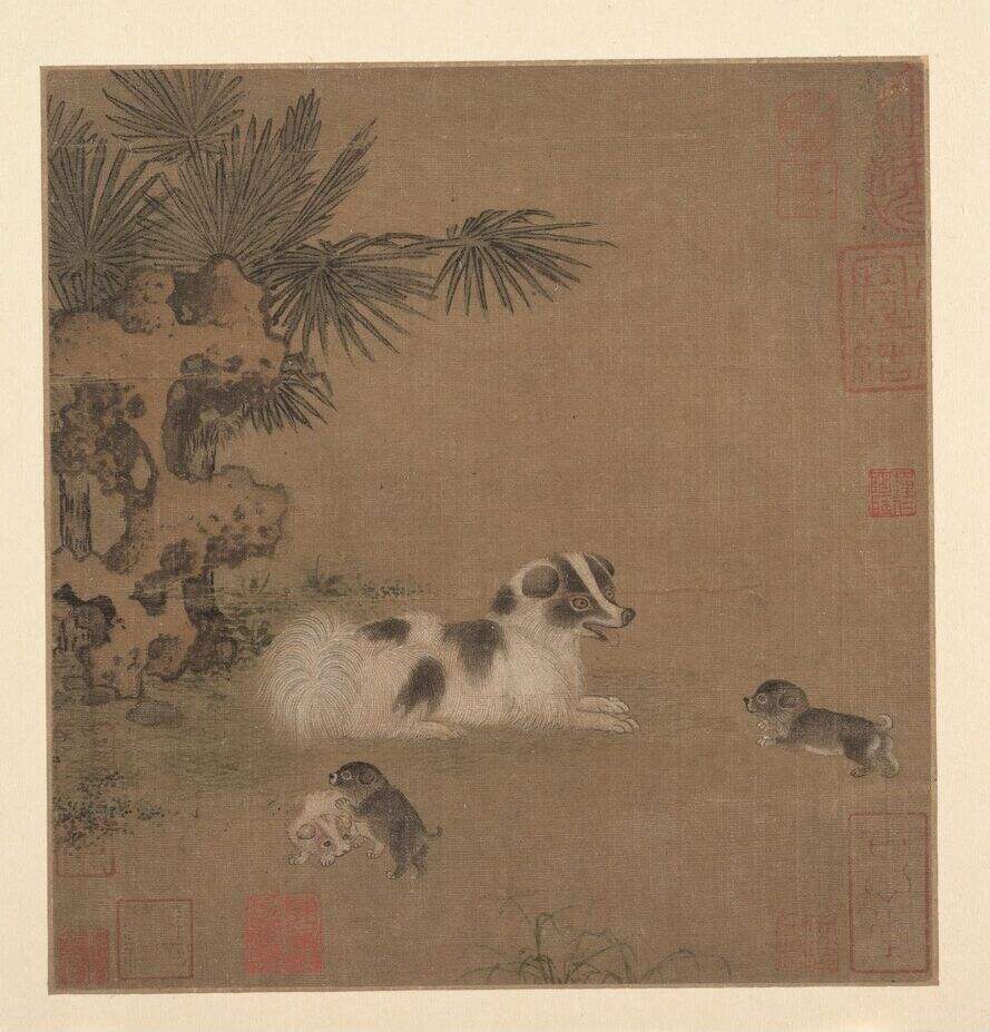 母子犬图缩略图