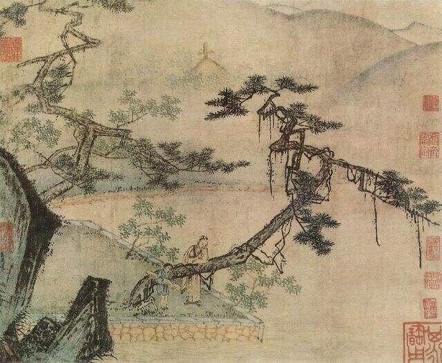 倚松图册缩略图