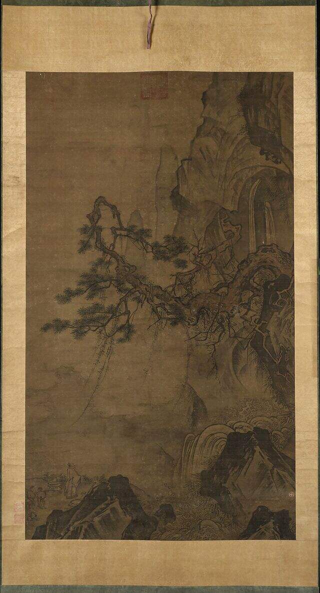 松石观瀑图缩略图