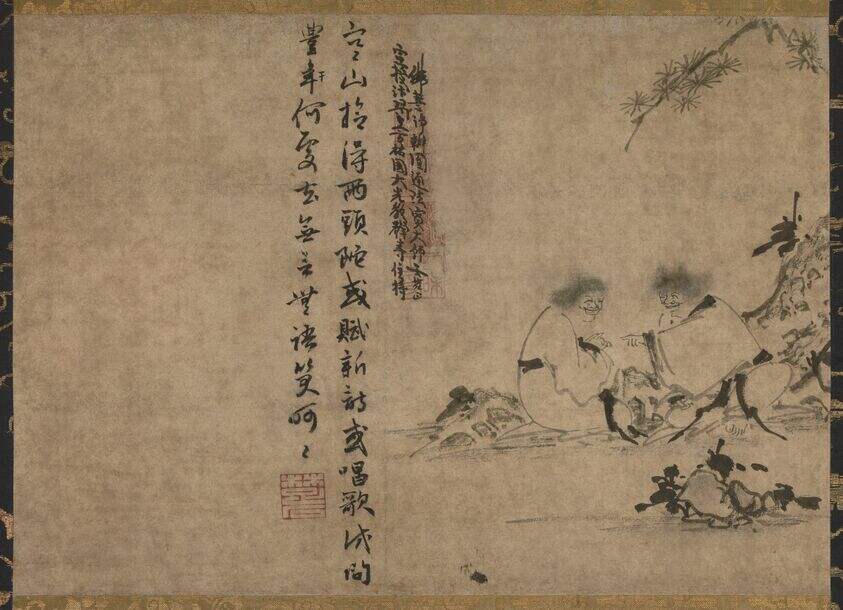 寒山拾得图缩略图