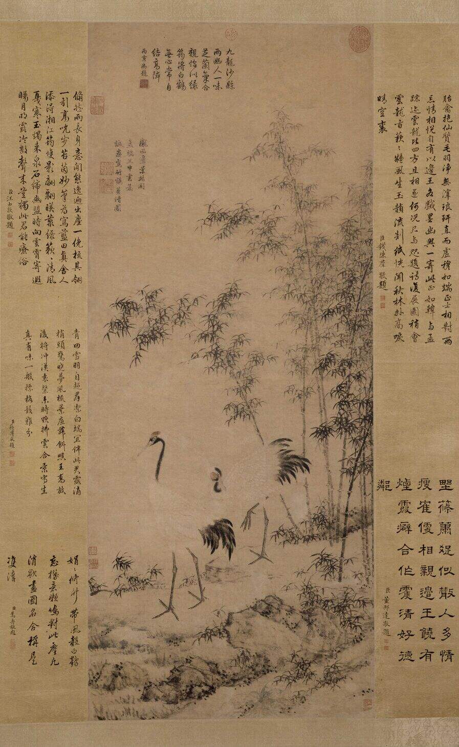 竹鹤双清图缩略图