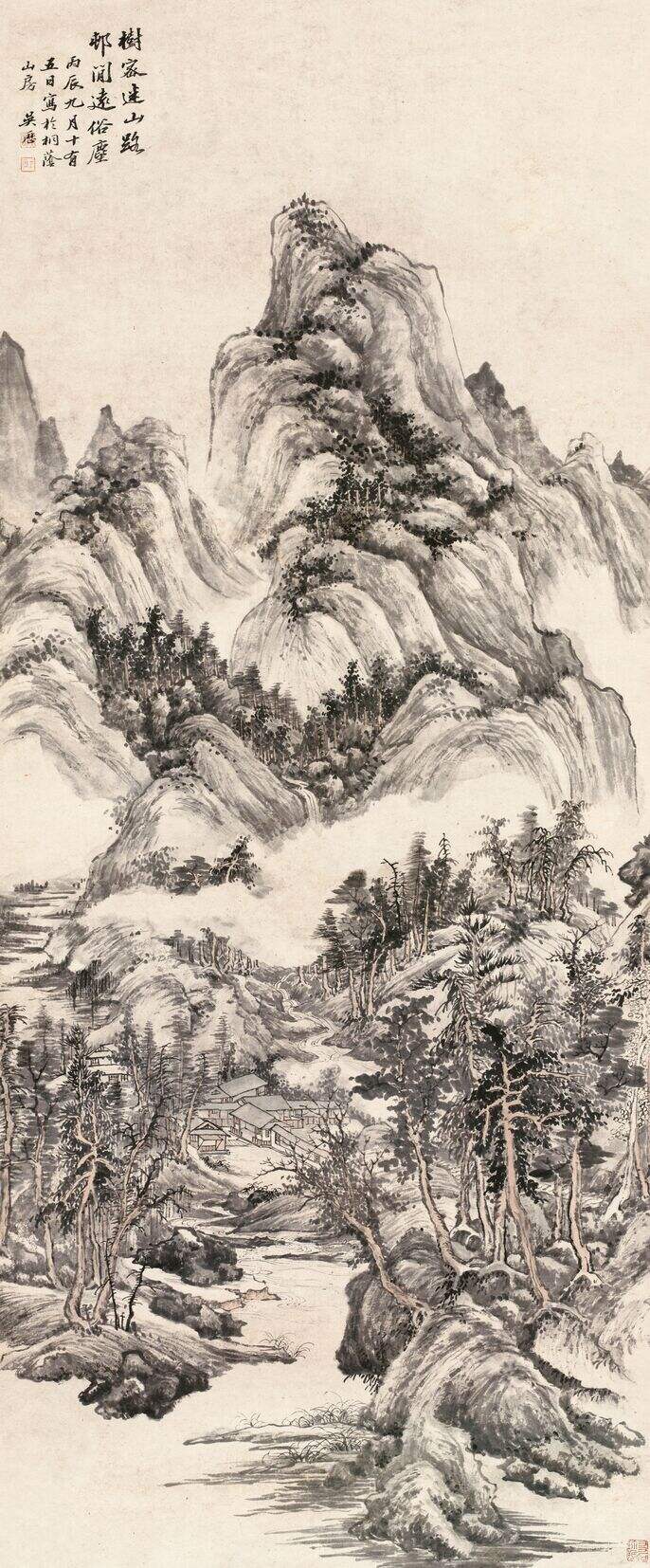 深山密树图缩略图