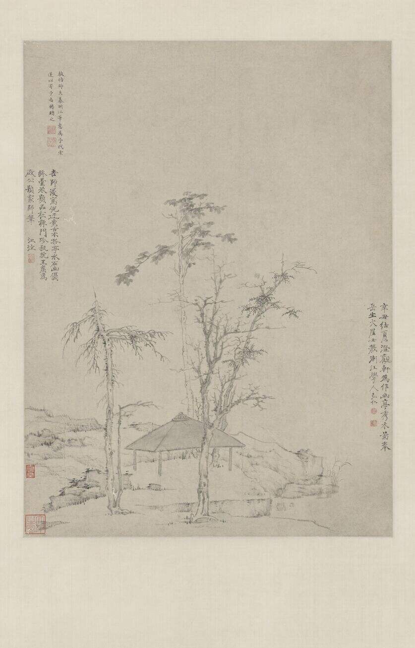 幽亭秀木图轴缩略图