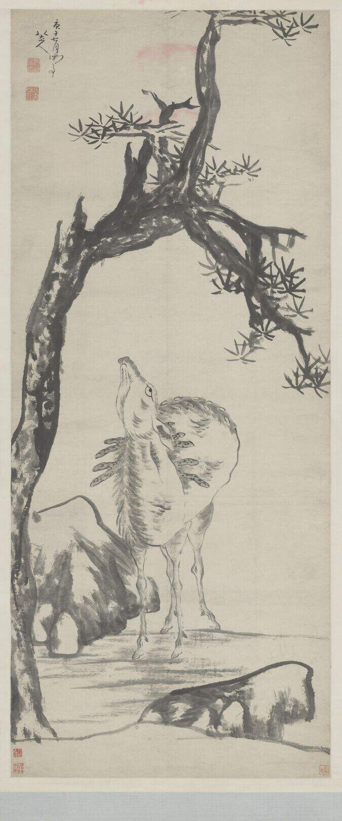 松鹿图缩略图