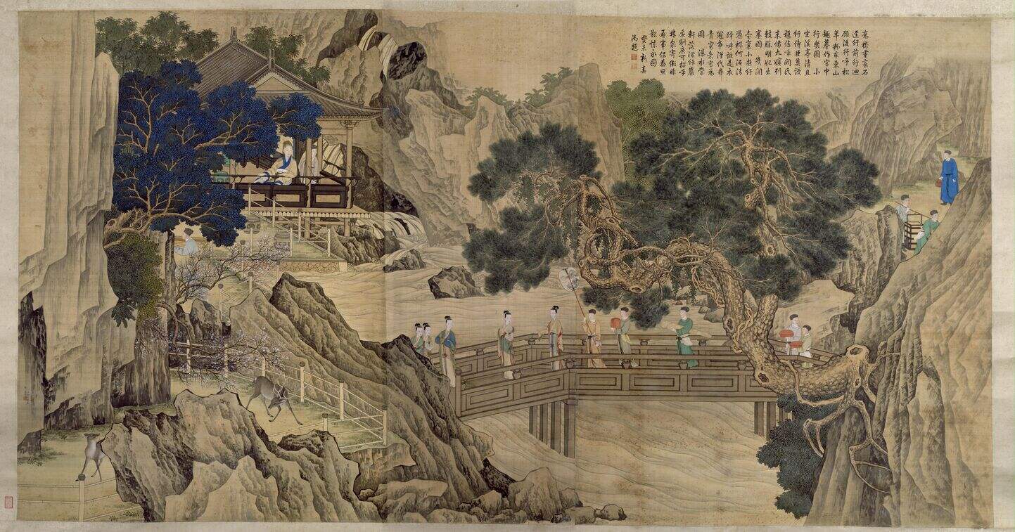 乾隆皇帝宫中行乐图缩略图