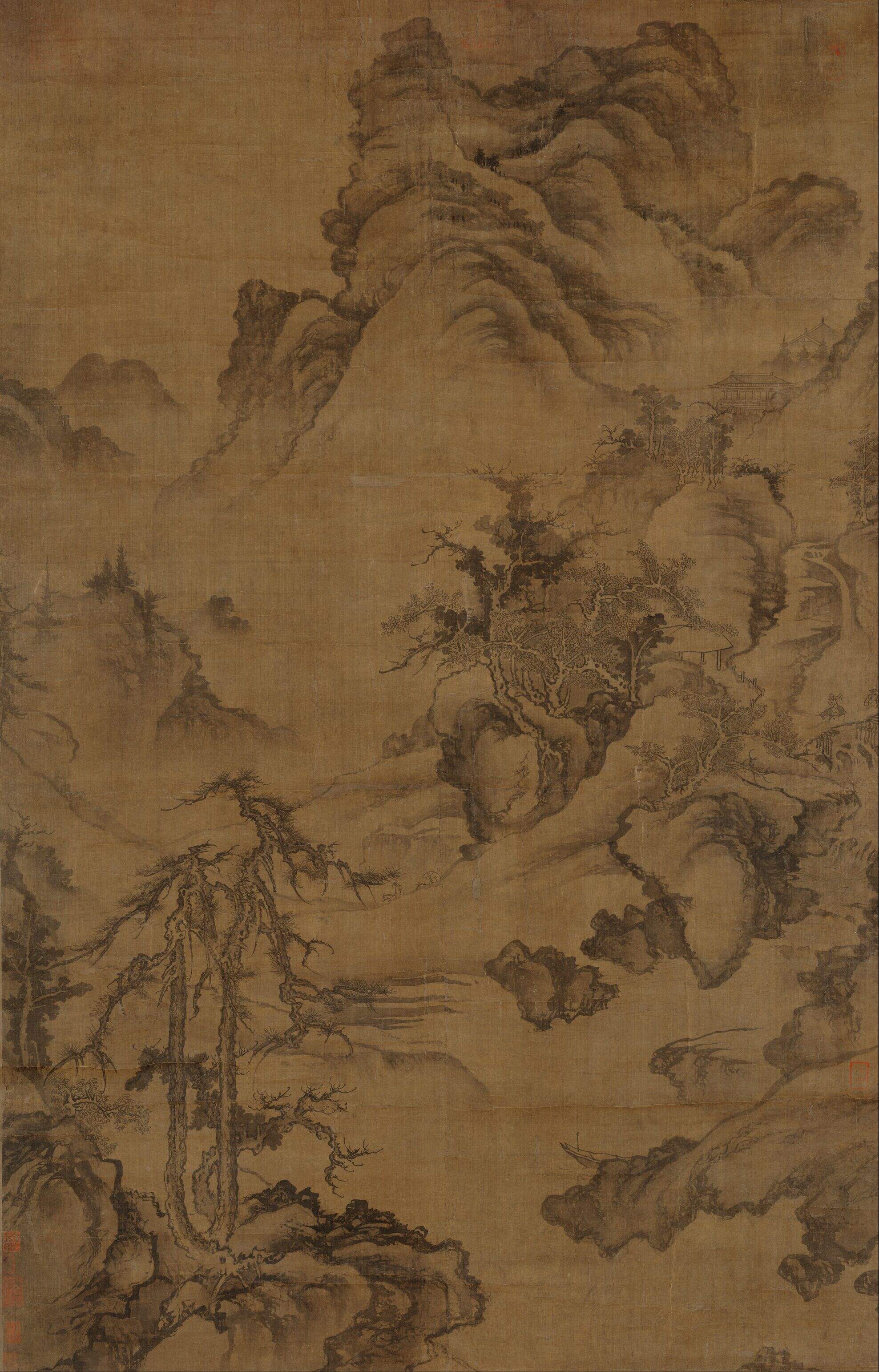 仿郭熙山水图缩略图