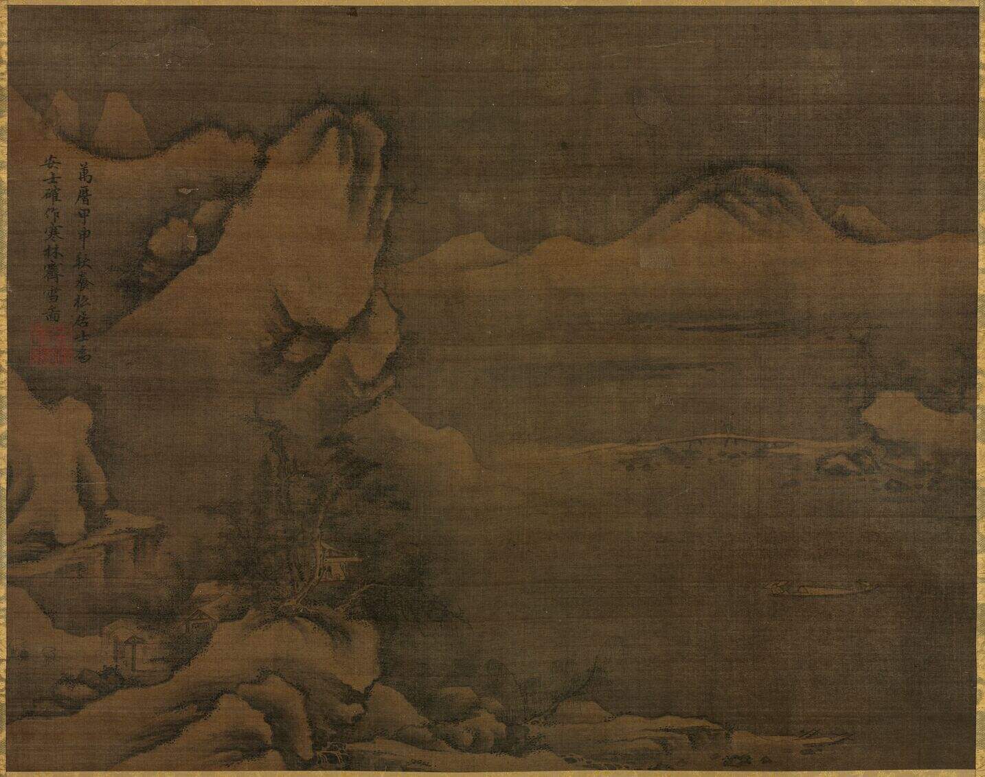 寒林霁雪图缩略图