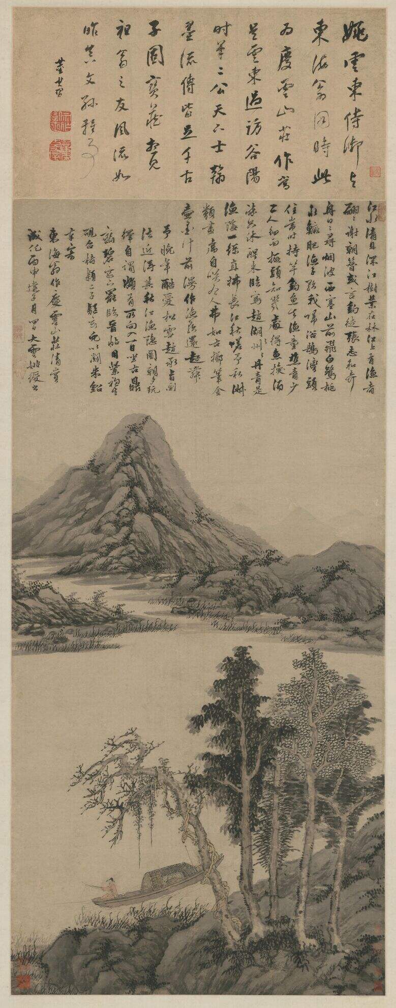 秋江隐渔图缩略图