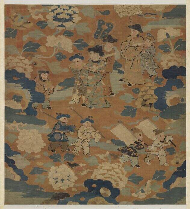 缂丝新韶婴戏图缩略图