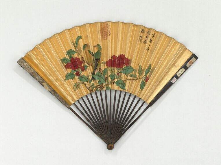 御笔花鸟成扇缩略图