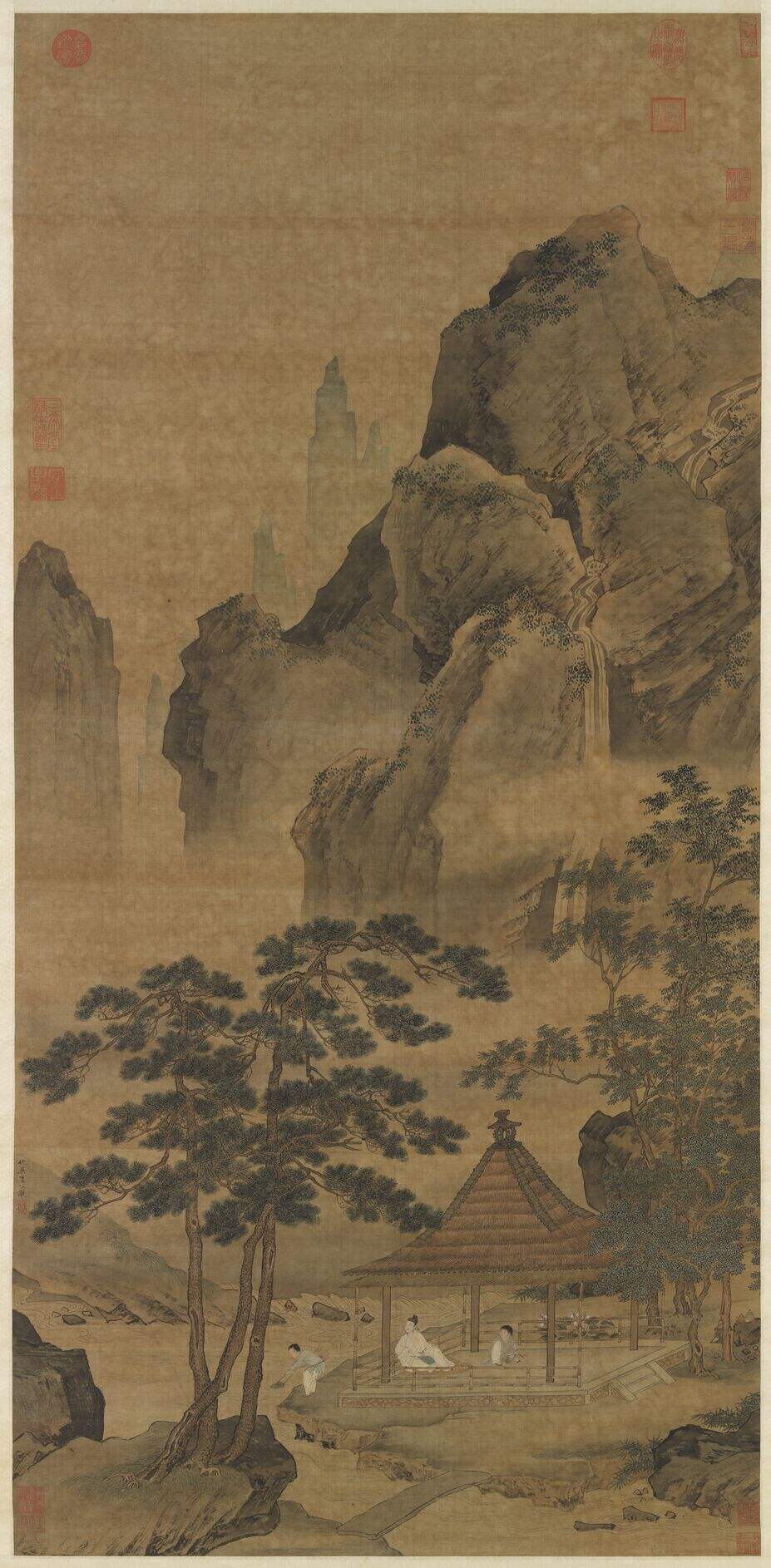 松亭试泉图缩略图