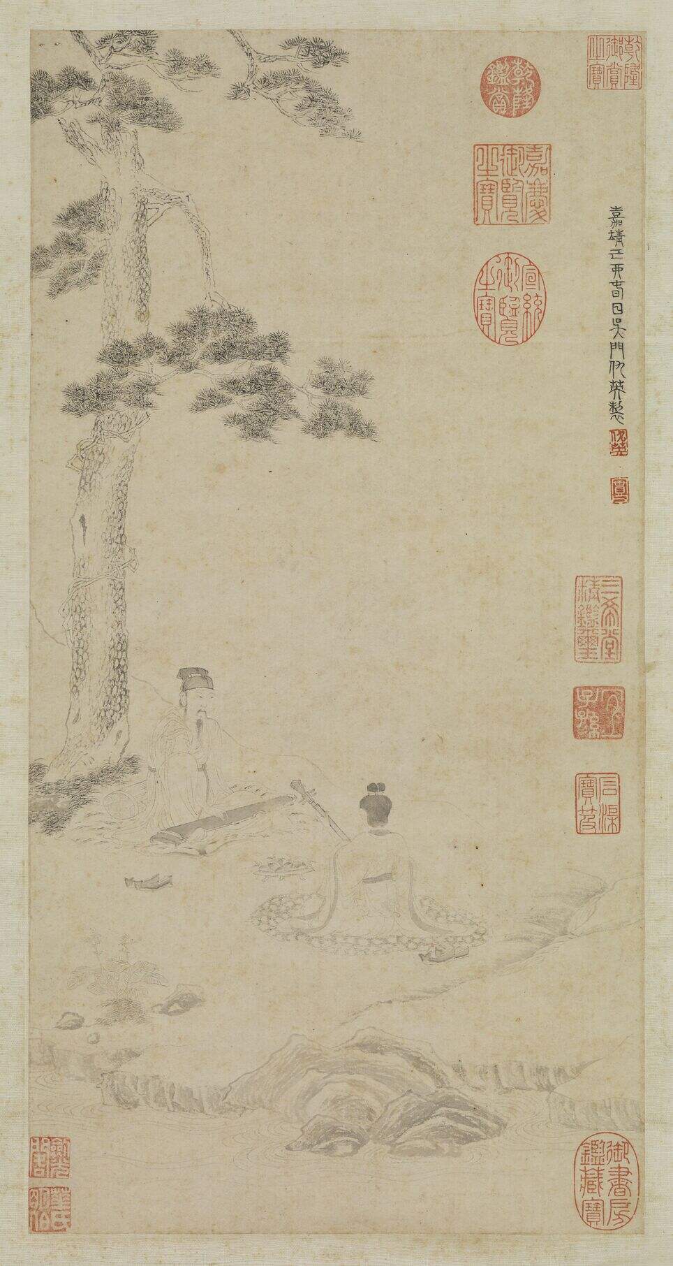 松阴琴阮图缩略图