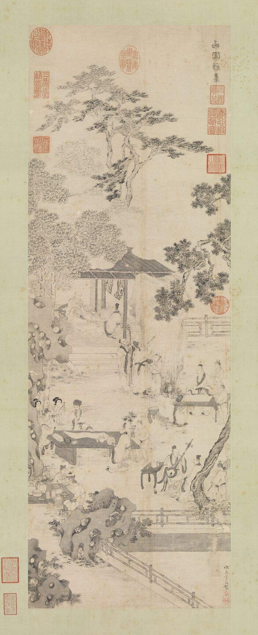 西园雅集图缩略图