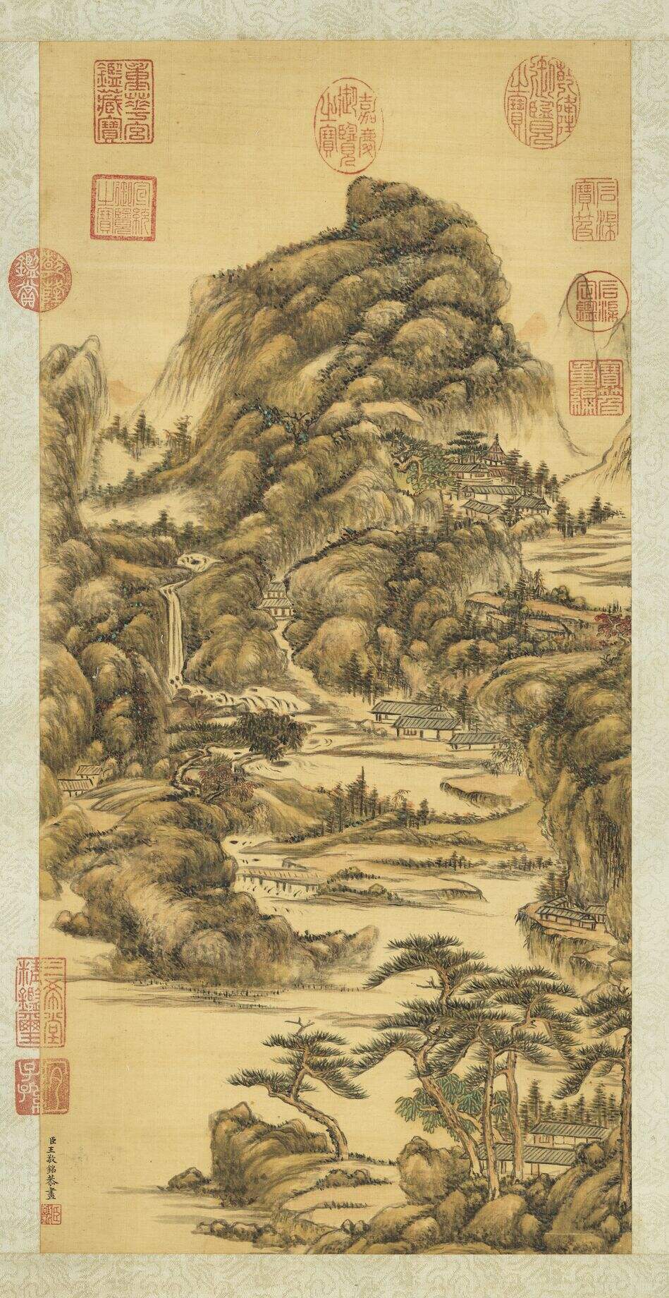 山水轴缩略图