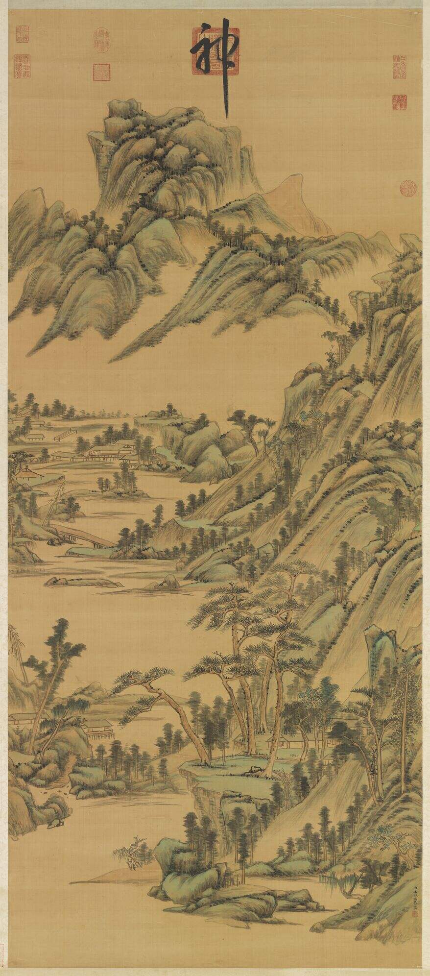 山水轴缩略图