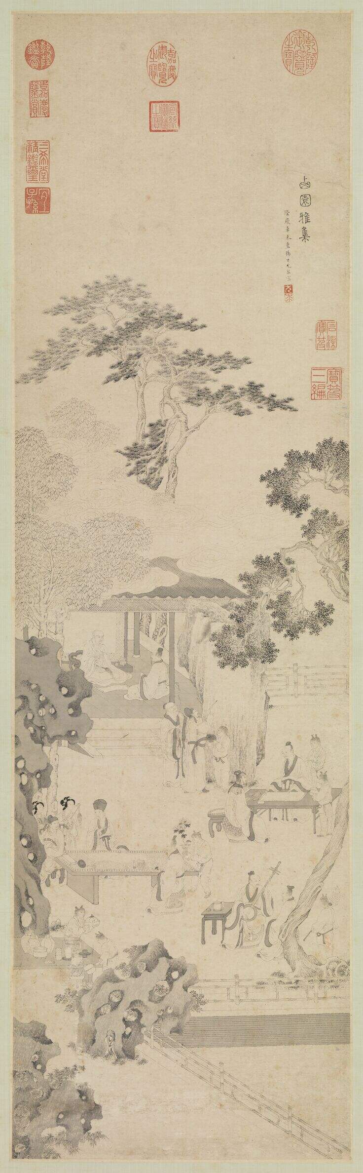 西园雅集图缩略图