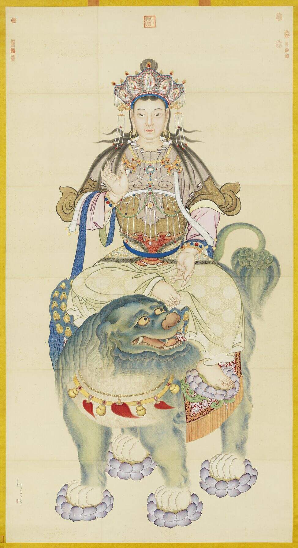 文殊像图（其二）缩略图