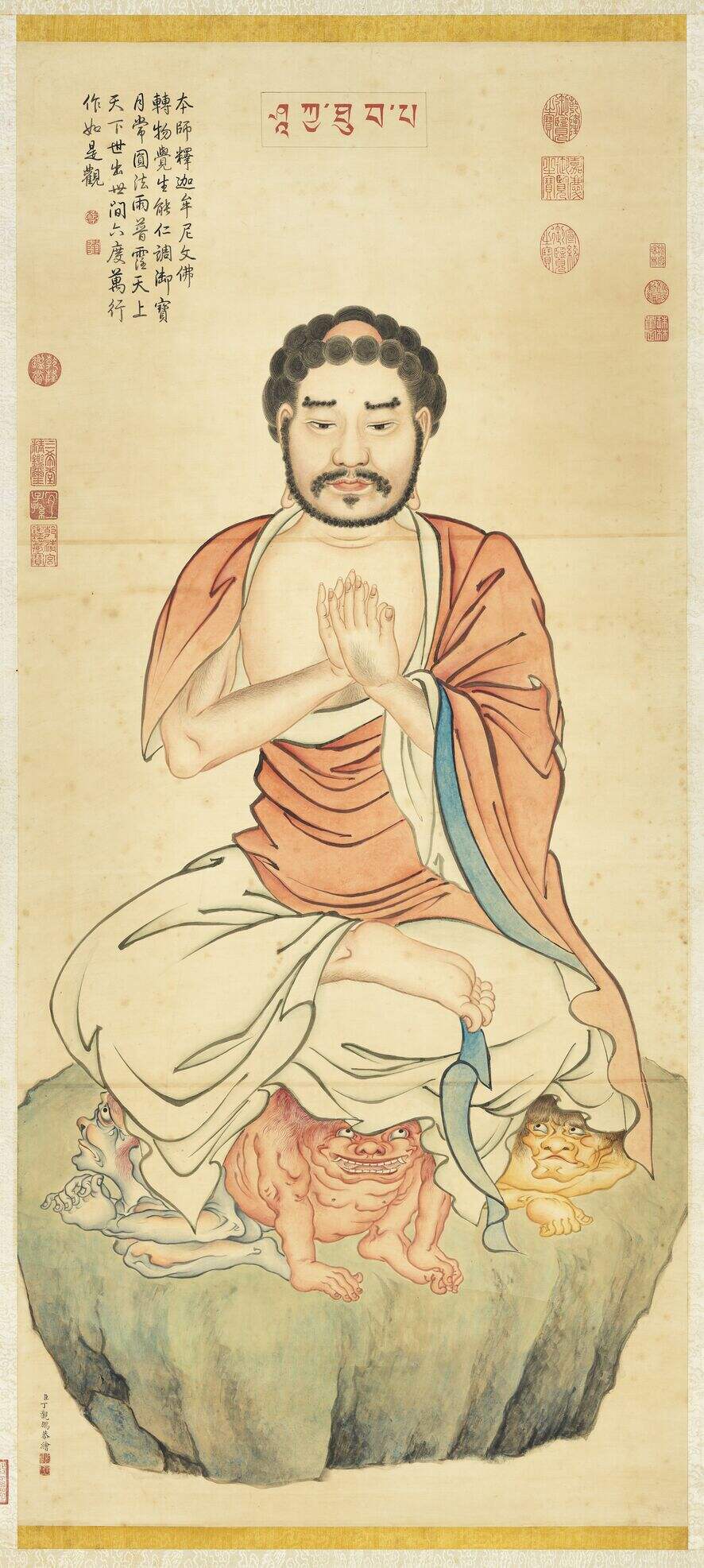 释迦牟尼文佛轴缩略图